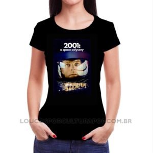 Camiseta Feminina Baby Look 2001 a Odisseia
