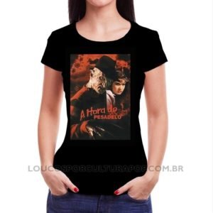 Camiseta Feminina Baby Look A Hora do Pesadelo