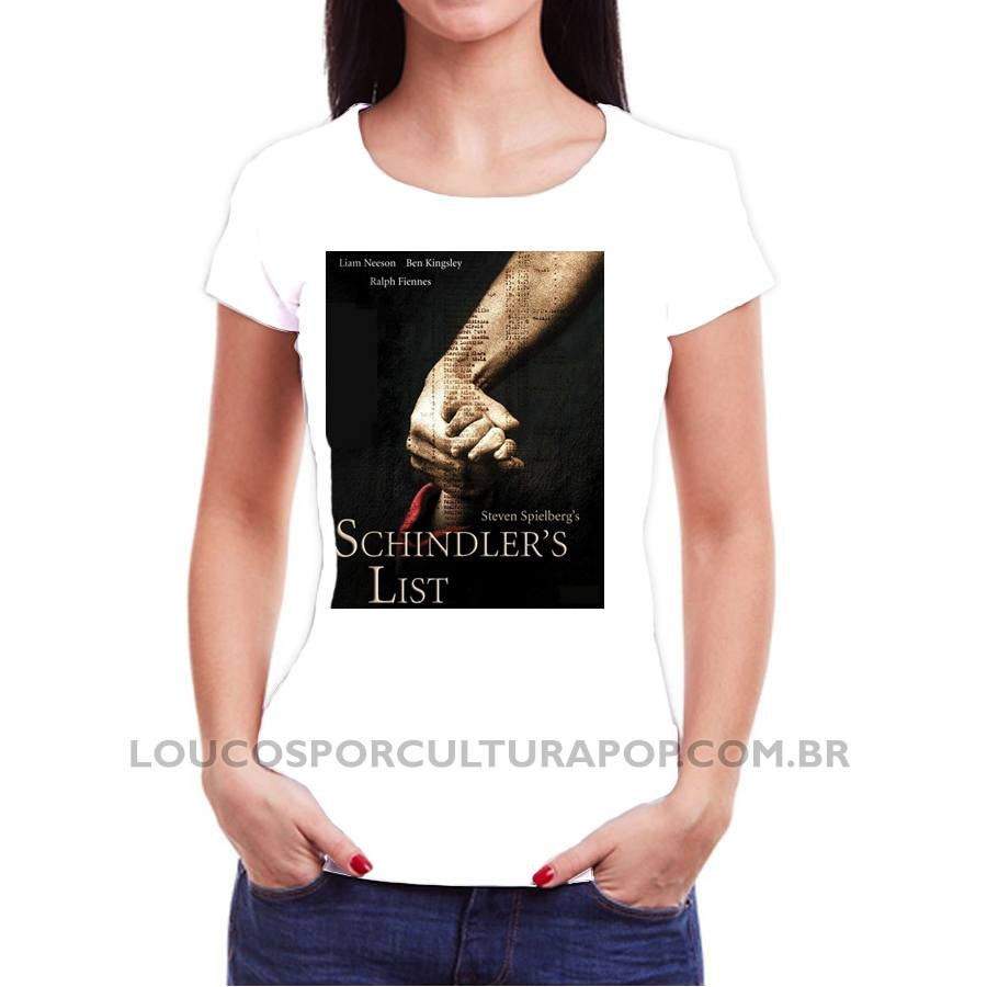 Camiseta Feminina Baby Look A Lista de Schindler - Imagem 2
