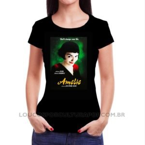 Camiseta Feminina Baby Look Amelie Poulain Capa