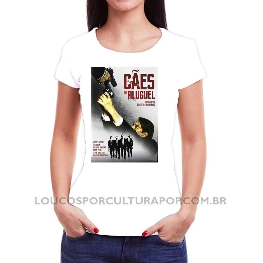 Camiseta Feminina Baby Look Cães de Aluguel Capa 2 - Imagem 2