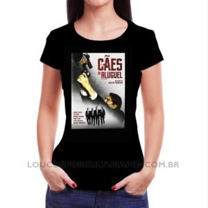 Camiseta Feminina Baby Look Cães de Aluguel Capa 2