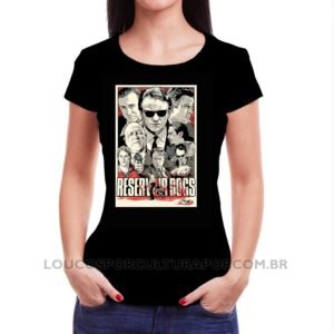 Camiseta Feminina Baby Look Cães de Aluguel