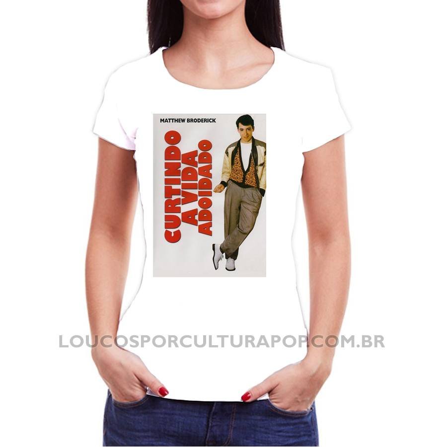 Camiseta Feminina Baby Look Curtindo a Vida a Doidado - Imagem 2