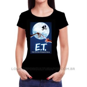 Camiseta Feminina Baby Look Et o Extraterrastre