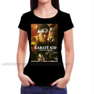 Camiseta Feminina Baby Look Karate Kid