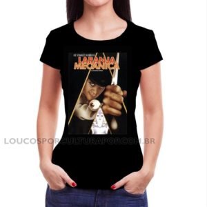Camiseta Feminina Baby Look Laranja Mecânica