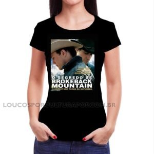 Camiseta Feminina Baby Look O Segredo de Brokeback Mountain