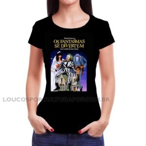 Camiseta Feminina Baby Look Os Fantasmas Se Divertem