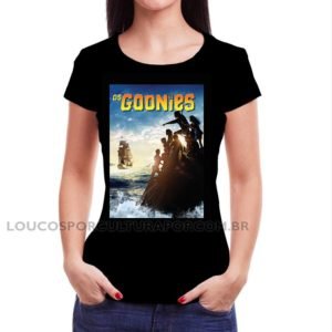 Camiseta Feminina Baby Look Os Goonies Capa