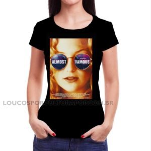 Camiseta Feminina Baby Look Quase Famosos