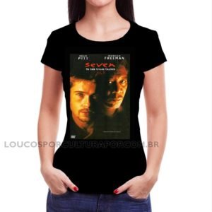 Camiseta Feminina Baby Look Seven os 7 Crimes Capitais