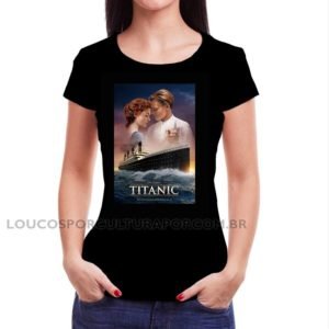 Camiseta Feminina Baby Look Titanic