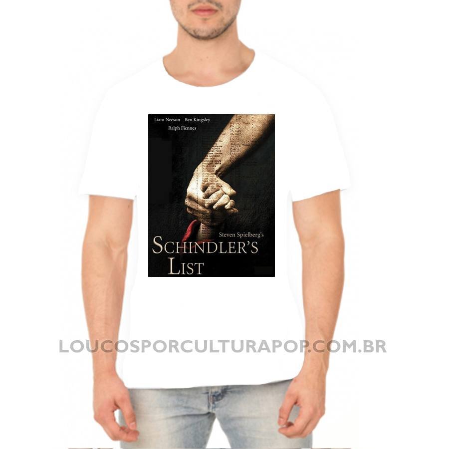 Camiseta Masculina A Lista de Schindler - Imagem 2