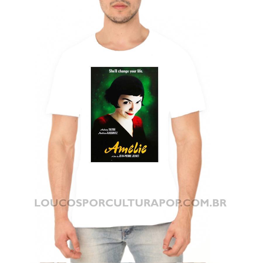 Camiseta Masculina Amelie Poulain Capa - Imagem 2