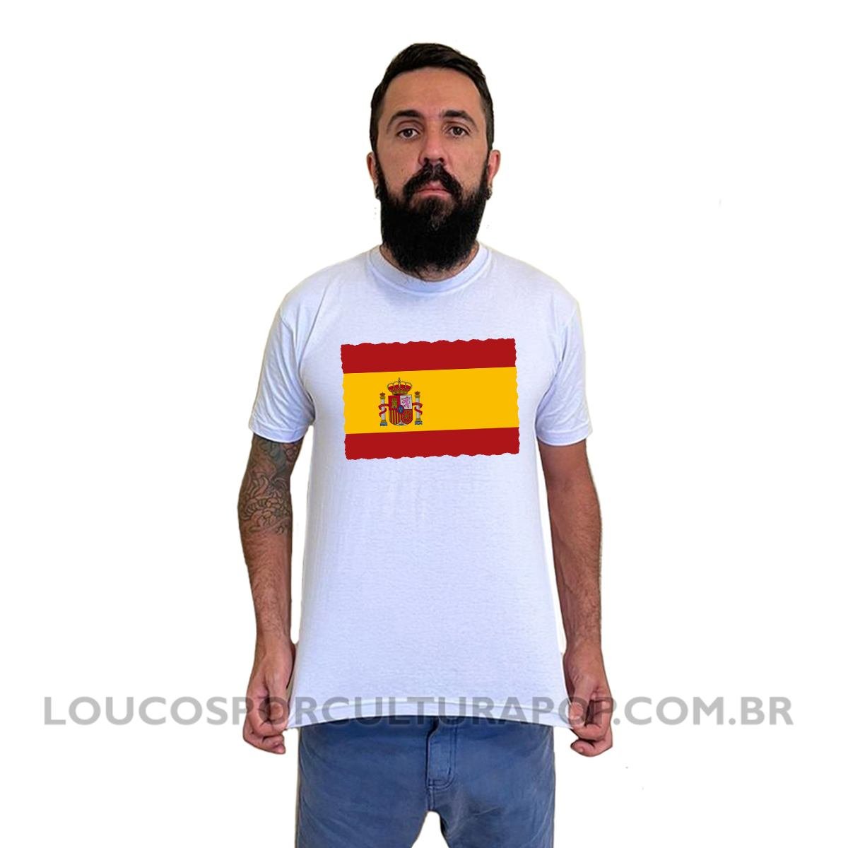 Camiseta Masculina Bandeira da Espanha - Imagem 2