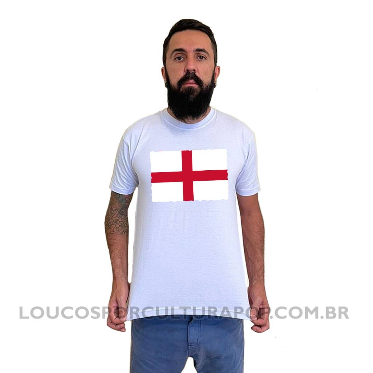 Camiseta Masculina Bandeira da Inglaterra - Imagem 2