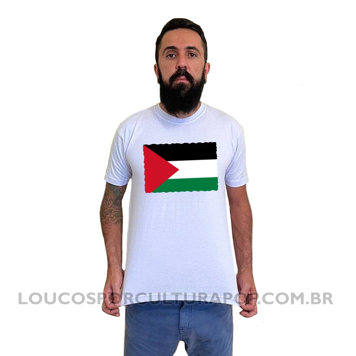 Camiseta Masculina Bandeira da Palestina - Imagem 2