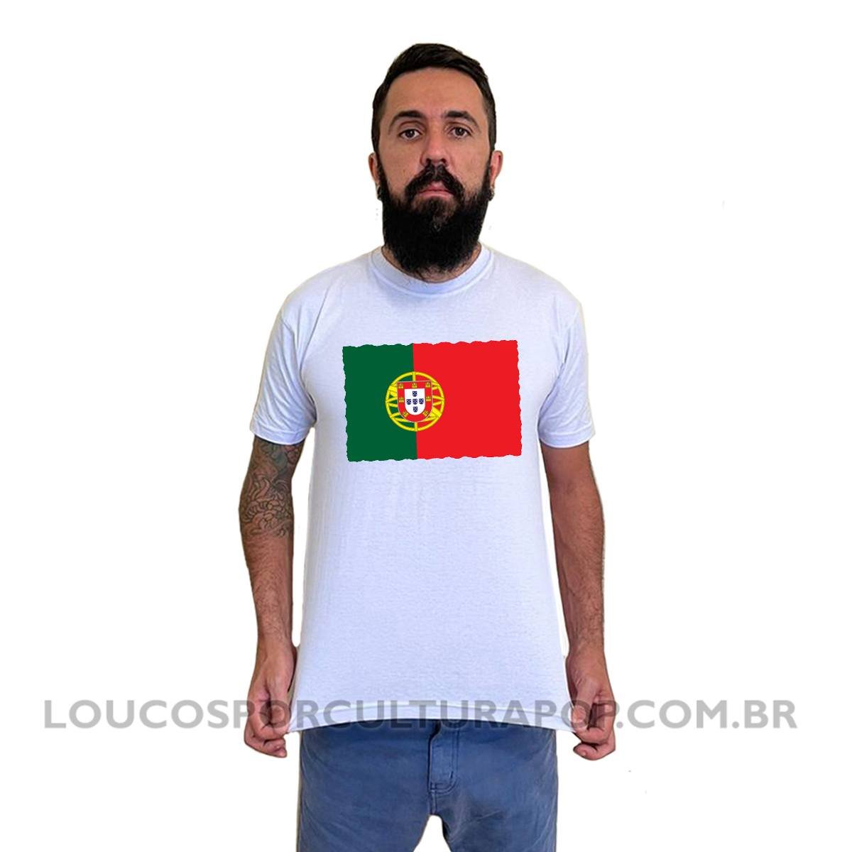 Camiseta Masculina Bandeira de Portugal - Imagem 2