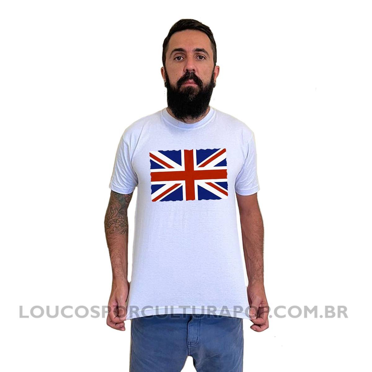 Camiseta Masculina Bandeira do Reino Unido - Imagem 2