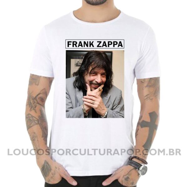 Camiseta Masculina Benito Di Paula Frank Zappa sátira