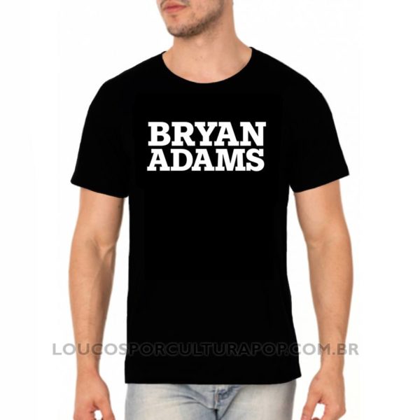 Camiseta Masculina Bryan Adams