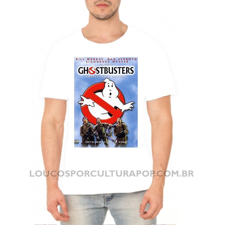 Camiseta Masculina Cacas Fantasmas Capa - Imagem 2