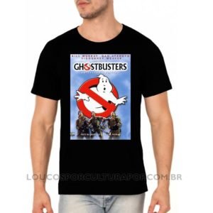 Camiseta Masculina Cacas Fantasmas Capa