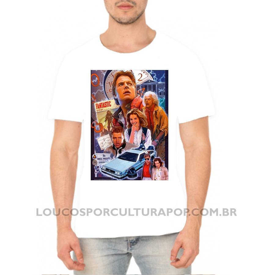 Camiseta Masculina De Volta para o Futuro - Imagem 2