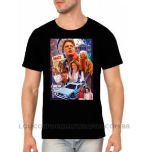 Camiseta Masculina De Volta para o Futuro