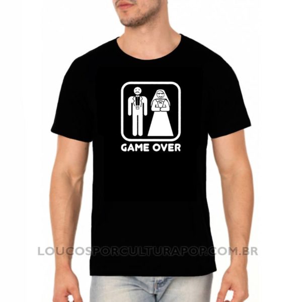 Camiseta Masculina Game Over