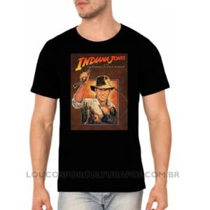 Camiseta Masculina Indiana Jones