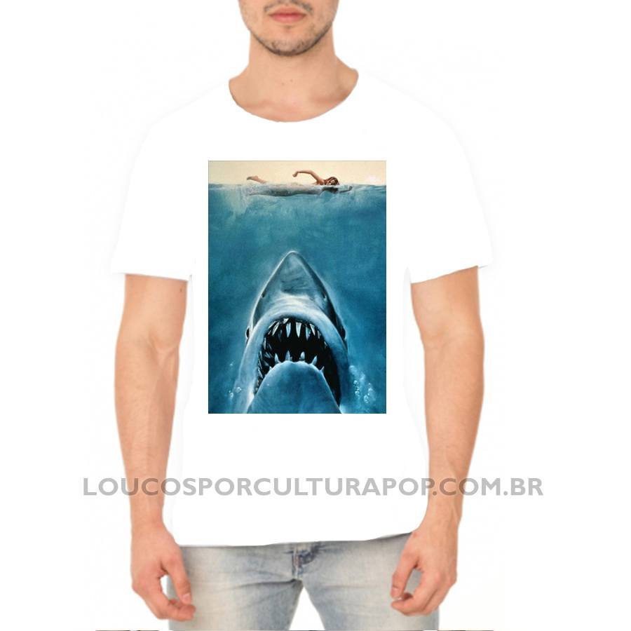 Camiseta Masculina Tubarão Jaws - Imagem 2