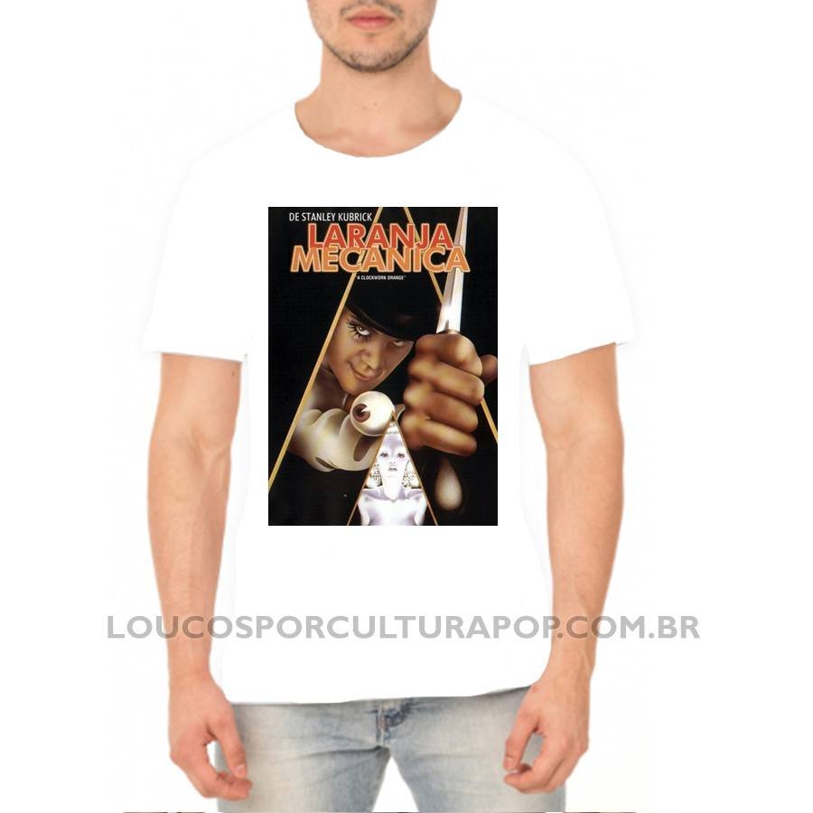 Camiseta Masculina Laranja Mecanica - Imagem 2