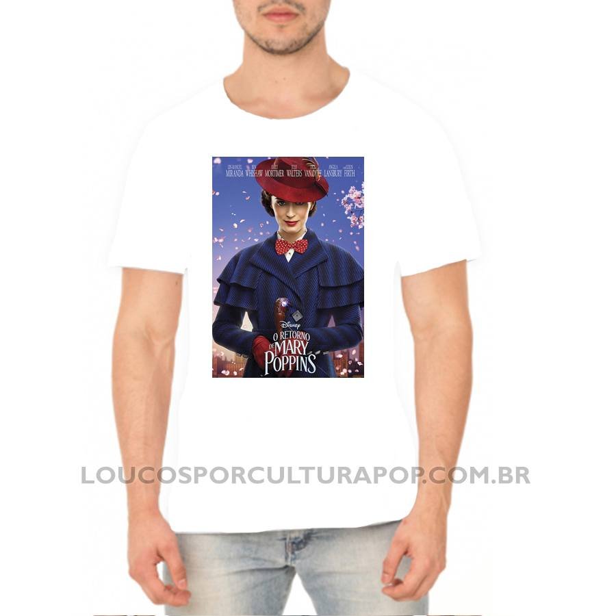 Camiseta Masculina O Retorno de Mary Poppins - Imagem 2