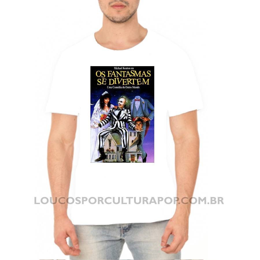 Camiseta Masculina Os Fantasmas Se Divertem - Imagem 2