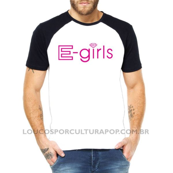 Camiseta Masculina Raglan E-girls