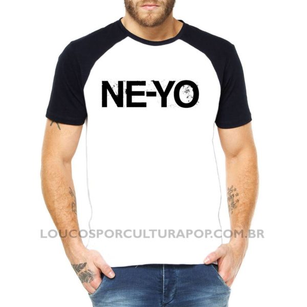 Camiseta Masculina Raglan Ne-Yo