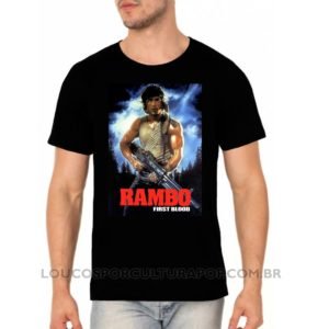 Camiseta Masculina Rambo