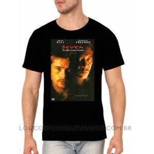 Camiseta Masculina Seven os 7 Crimes Capitais